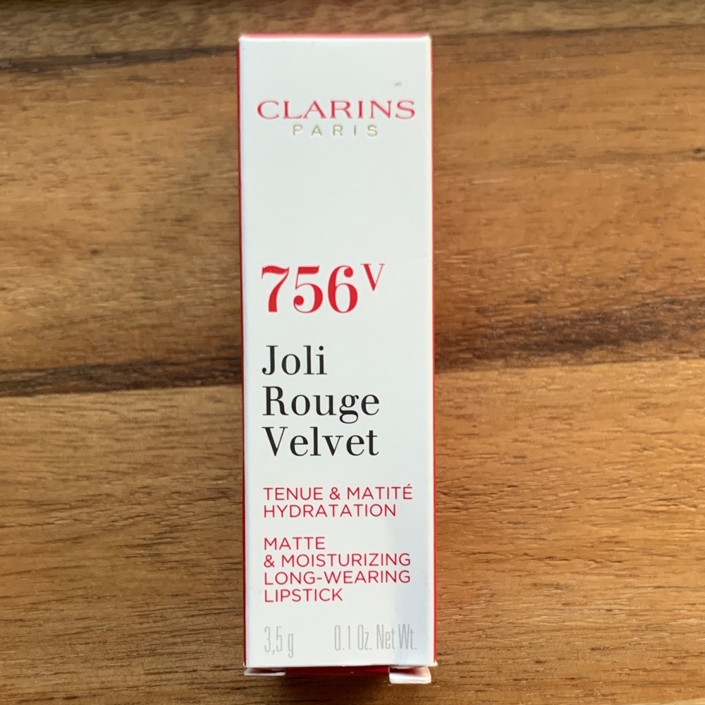Clarins Joli Rouge Velvet 756V Lipstick in Guava